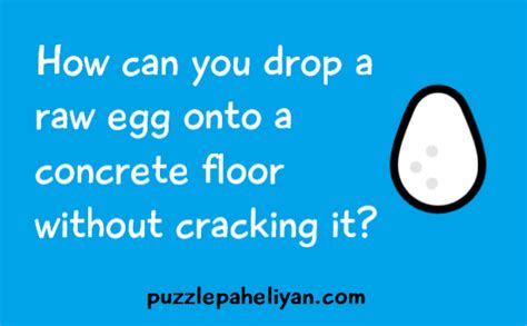 drop egg without breaking floor